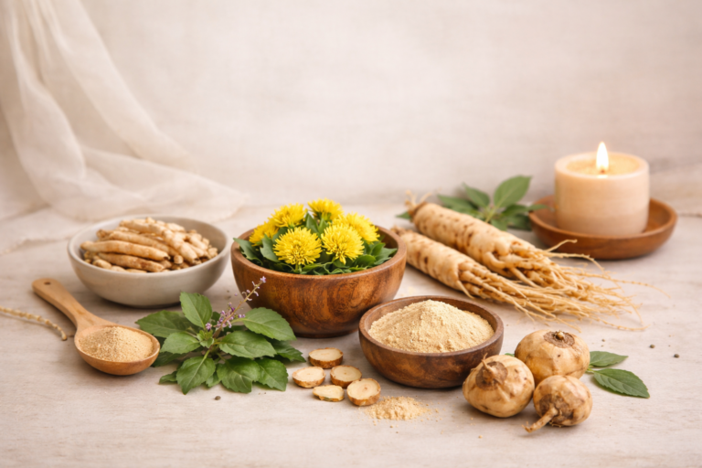 Adaptogen plants and roots