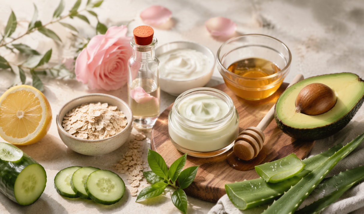 Natural Ingredients for Glowing Skin